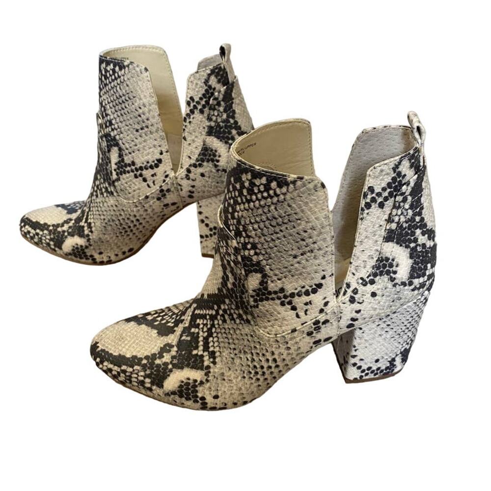 Steve Madden Reptile Boots – Snakeskin Narrate Heeled – Size 8.5 Festival - Picture 2 of 6